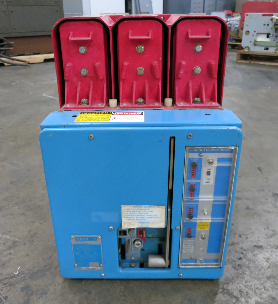 Gould LK-16 1600A/200A LIG Power Circuit Breaker 1600 Amp 200 Amp 0A LK16 ITE (DW4459-3)