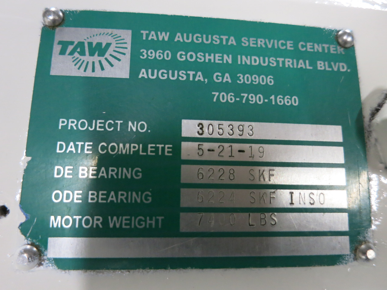 General Electric DC Motor CD4460 600 HP 500V 1150/1500RPM SPFG-SV GE Kinamatic (GA1097-1)