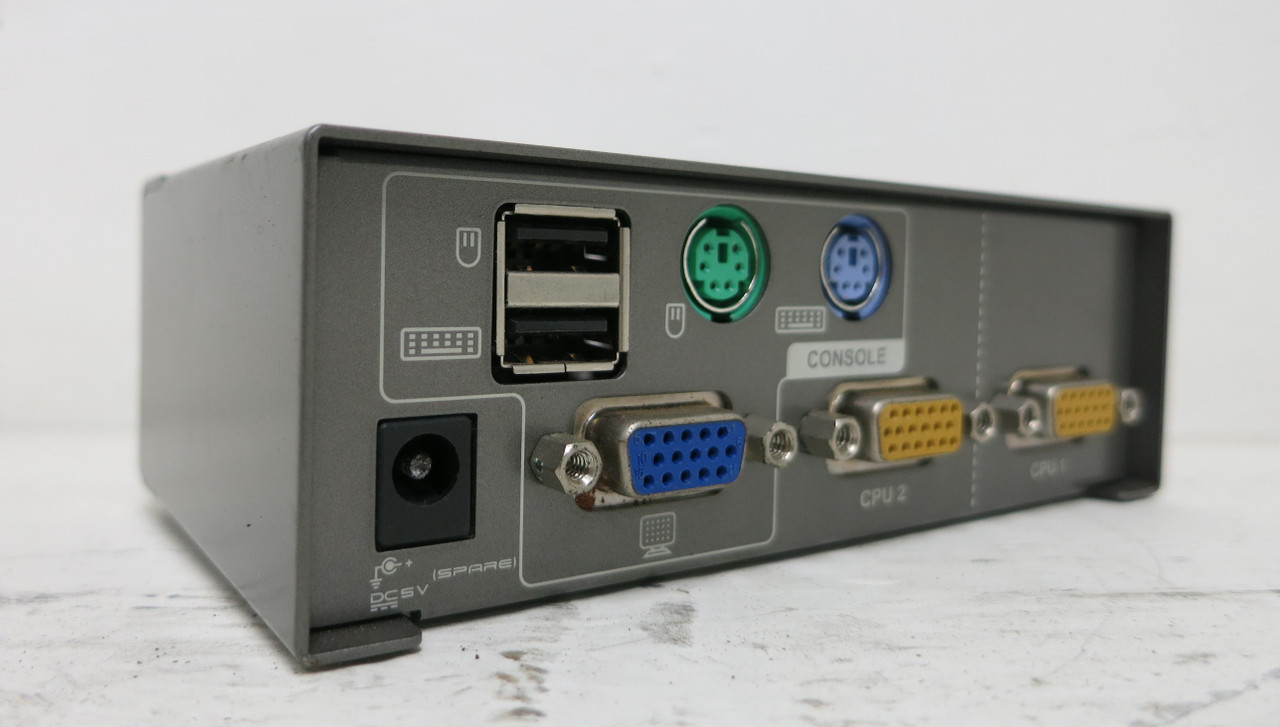 Iogear GCS1722 2 Port PS/2 - USB VGA KVM Switch I0-Gear GCS-1722 (BJ0011-2)