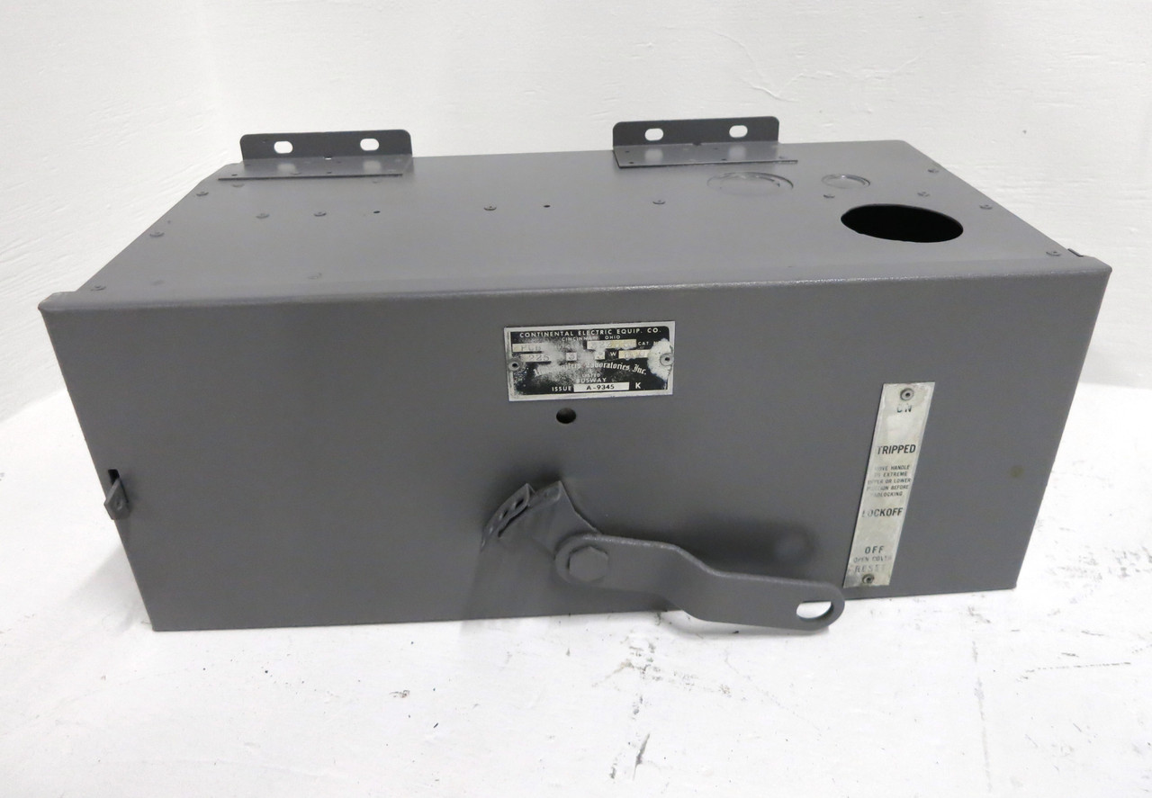 Continental PCB-3225-36 225A 480V Breaker Bus Plug Switch 225 Amp BD ITE Gould (DW4481-1)