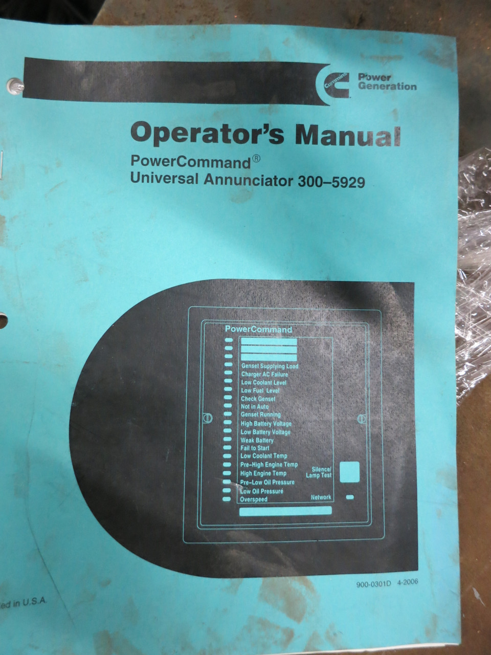 Cummins Annunciator Industrial Control Equipment 12/24VDC 2A 15kW Power Generator (GA1103-1)