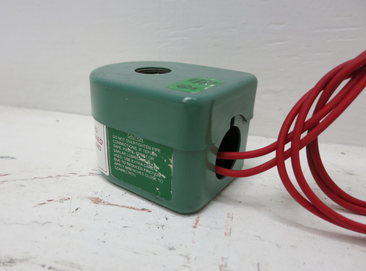 New Asco Red-Hat 8215C083 3/8" Pipe Solenoid Valve 25 PSI 15.4W 120V (BJ0020-1)