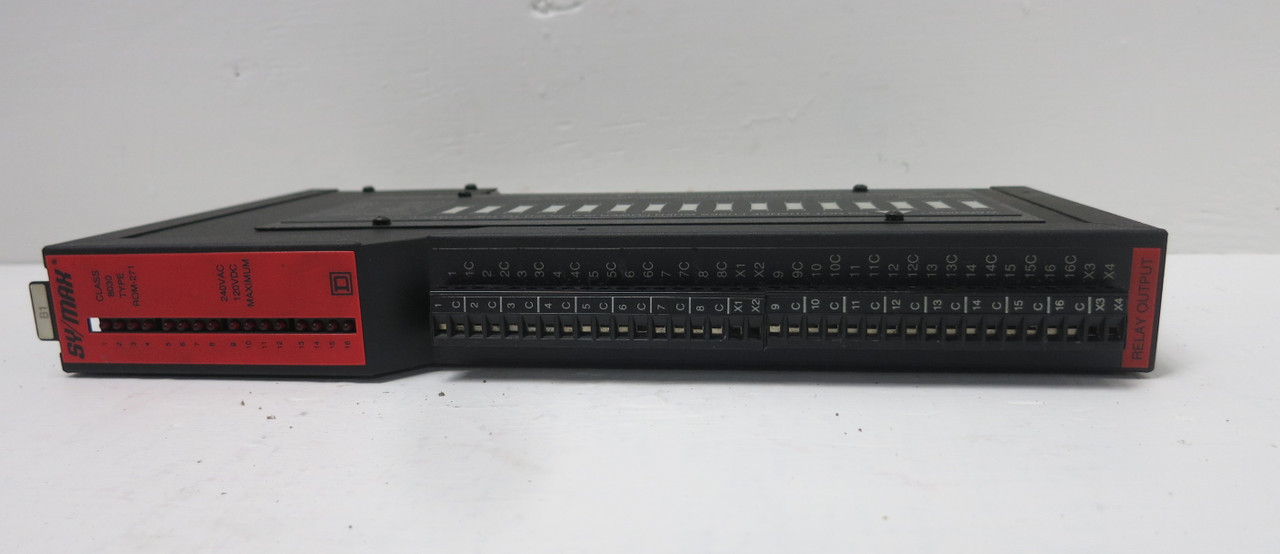 Square D Sy/Max Class 8030 Type RRK-200 30618-500-51 9-Slot Rack/Chassis Series E2 (BJ0033-2)