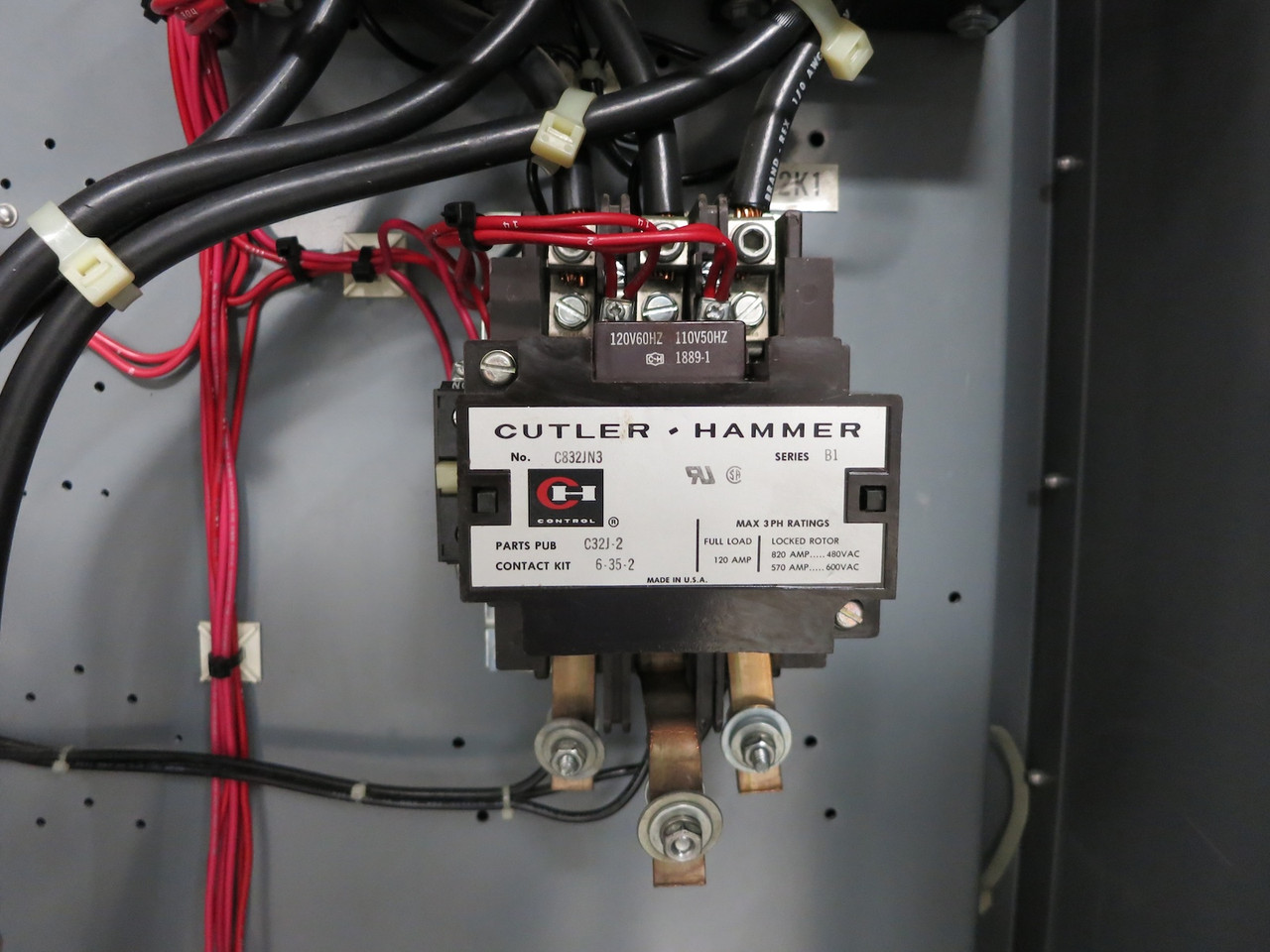 Trane Centravac 480V 200-207 RLA WYE-DELTA Chiller Starter CVSD Motor Controller (DW4575-1)