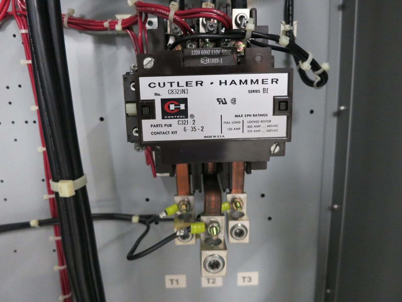 Trane Centravac 480V 185-207 RLA WYE-DELTA Chiller Starter CVSF Motor Controller (DW4574-1)