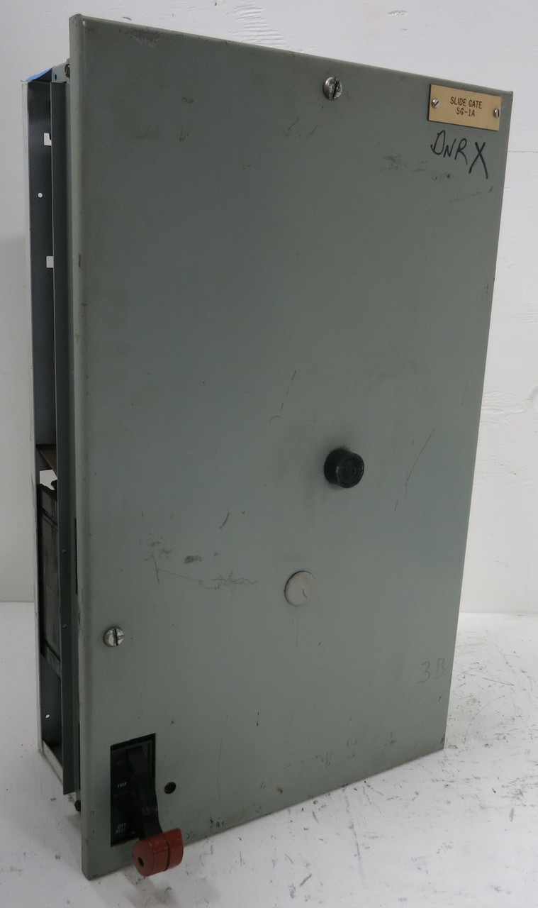 GE 8000 Size 1 Reversing Starter 3A Breaker 24" MCC Bucket CR209C022 TEC 3 Amp (BJ0095-1)