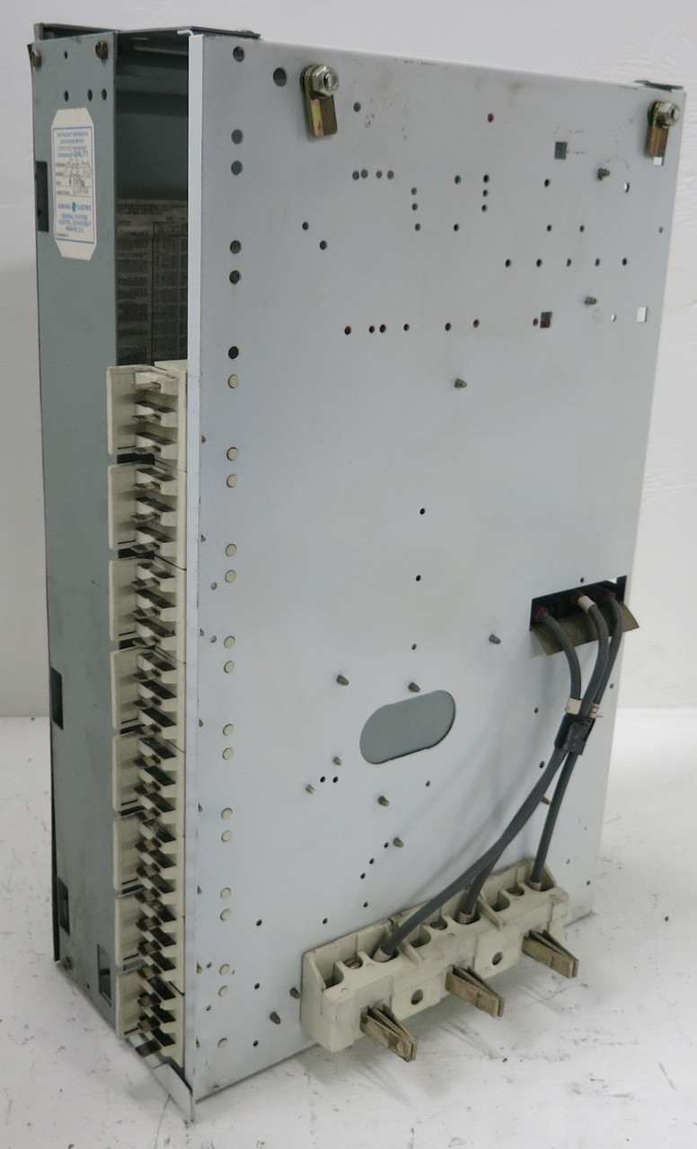 GE 8000 Size 1 Reversing Starter 3A Breaker 24" MCC Bucket CR209C022 TEC 3 Amp (BJ0095-1)