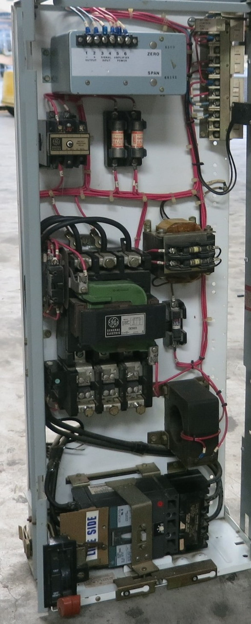 GE 8000 100A Breaker Size 3 Starter 36" MCC Bucket 100 Amp TEC36100 CR206E0 (BJ0104-1)