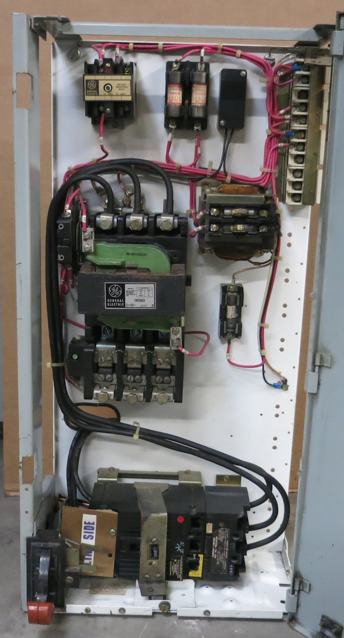 GE 8000 100A Breaker Size 3 Starter 30" MCC Bucket CR206E0 100Amp TECL (BJ0107-13)