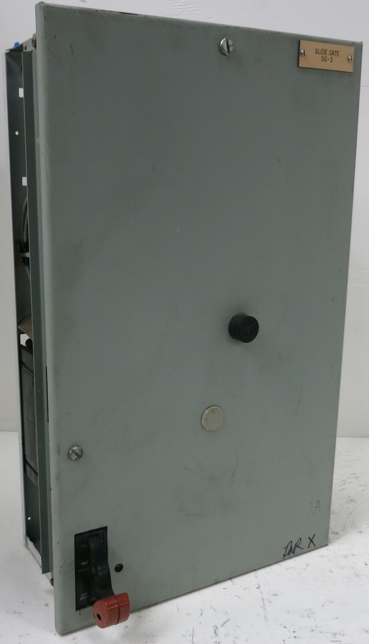GE 8000 30 Amp TEC Breaker Size 1 CR209C0 Reversing Starter 24" MCC Bucket 30A (BJ0109-1)
