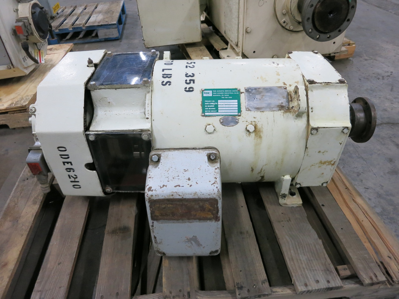 GE KinaMatic DC Motor 20HP 500V 1750/2300 RPM TEFC 20 HP 32.8A CD328AT (DW4705-2)