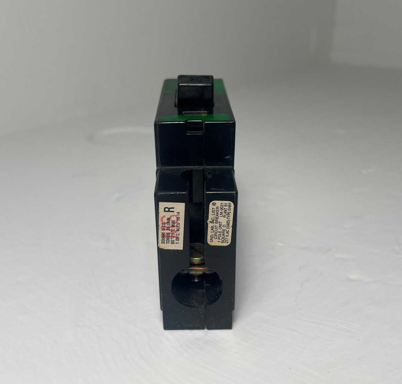 10x Square D EHB14020 20A Circuit Breakers 277V EHB4 1P EHB 20 Amp (Lot of 10) (EM4507-9)