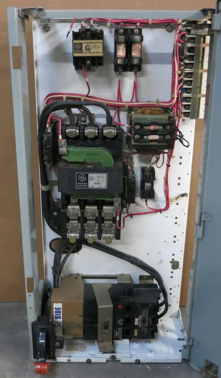 GE 8000 50A Breaker Size 3 Starter 30" MCC Bucket CR206E0 50Amp TECL (BJ0111-2)