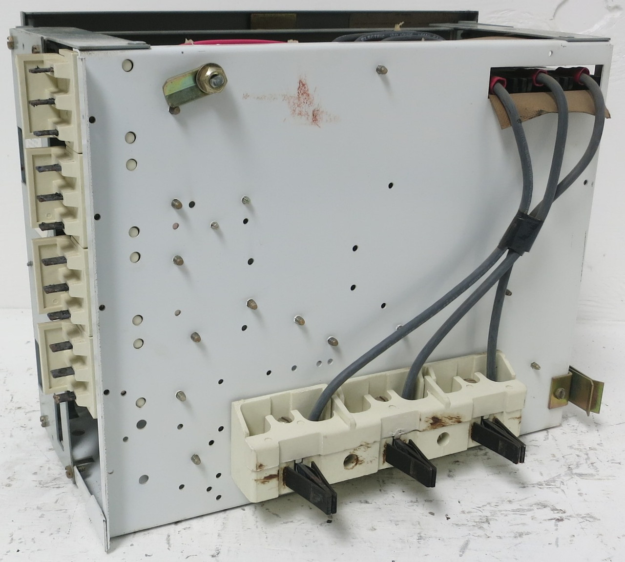 GE 8000  15 Amp TEC36015 Breaker Size 1 CR206C0 Starter 12" MCC Bucket 15A TECL (BJ0116-5)