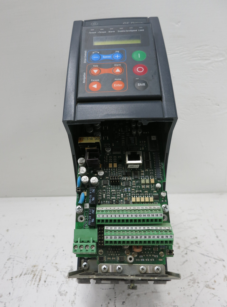 GE 6KAVI43F75Y1B2 0.5HP AC VS Drive AV-300i 3PH 480V Inverter 1.9A 0.5 HP 6KAV1 (DW4707-1)