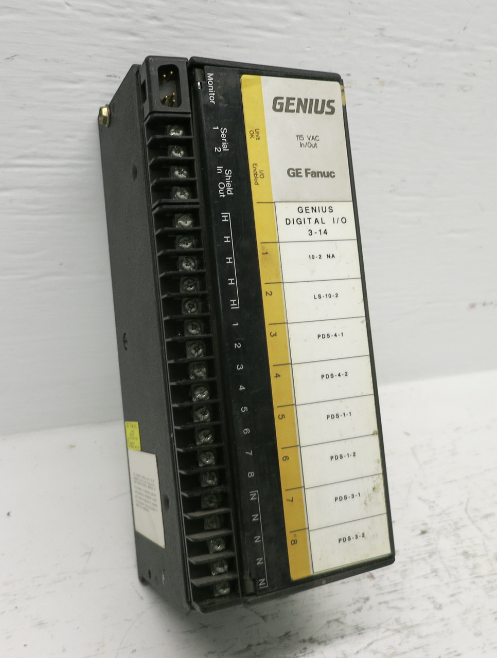 GE Fanuc IC660ELD100G 115V In/Out Genius PLC Module IC660ELD100-G I/O Input (EBI1855-50)