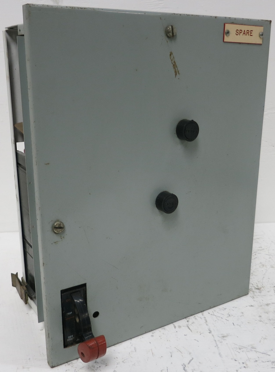 GE 8000 Size 1 Reversing Starter 15A Breaker 18" MCC Bucket 15Amp CR3090000ABKA (BJ0134-1)