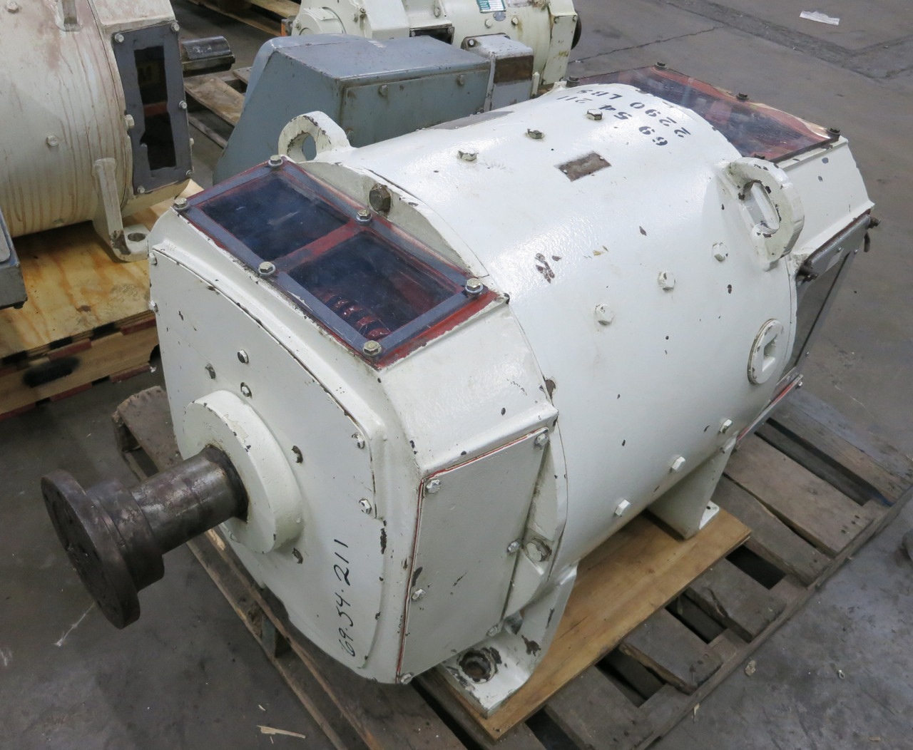 GE CD506AT 150 HP 500V Kinamatic DC Motor 1150/1800 RPM Encl SPFG-SV 506AT 150HP (DW4722-1)
