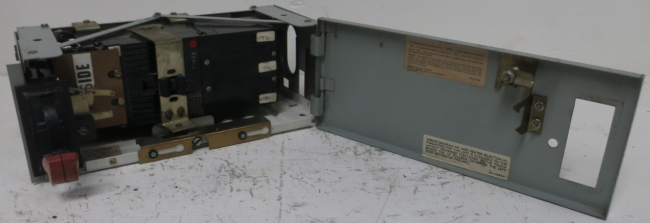 Image of General Electric GE 8000 50A Breaker 6" MCC Feeder Bucket 50 Amp TRI-BREAK
