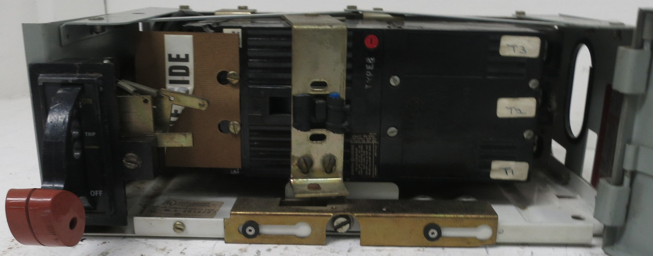 General Electric GE 8000 50A Breaker 6" MCC Feeder Bucket 50 Amp TRI-BREAK (BJ0145-9)