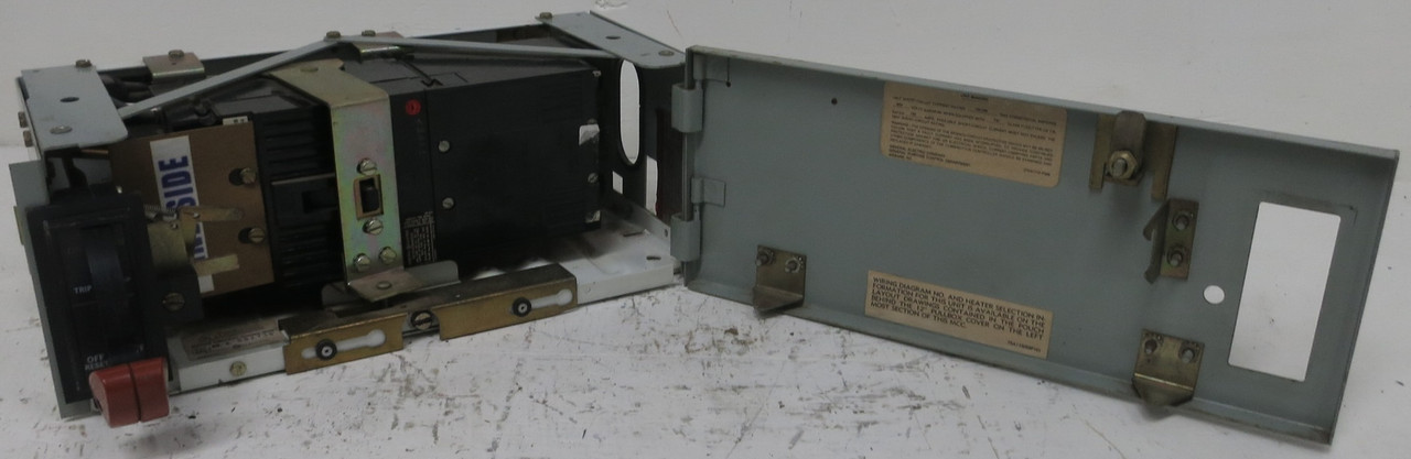 General Electric GE 8000 40A Breaker 6" MCC Feeder Bucket 40 Amp TRI-BREAK (BJ0146-1)