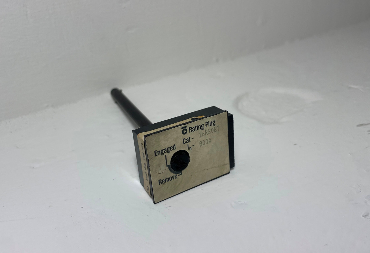 CH Westinghouse 800A 16RS08T Rating Plug Type RD Circuit Breaker 800 Amp Eaton (EM4522-1)