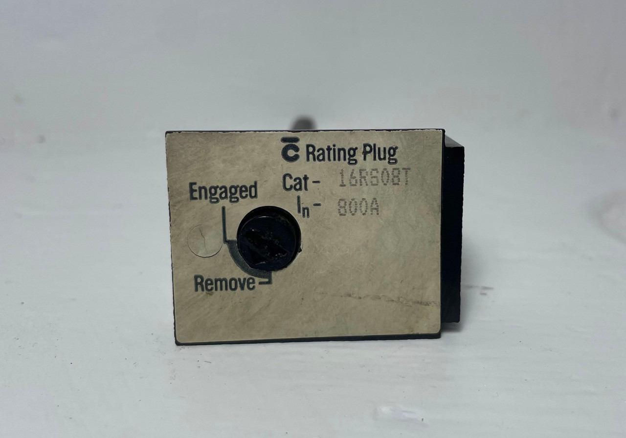 CH Westinghouse 800A 16RS08T Rating Plug Type RD Circuit Breaker 800 Amp Eaton (EM4522-1)