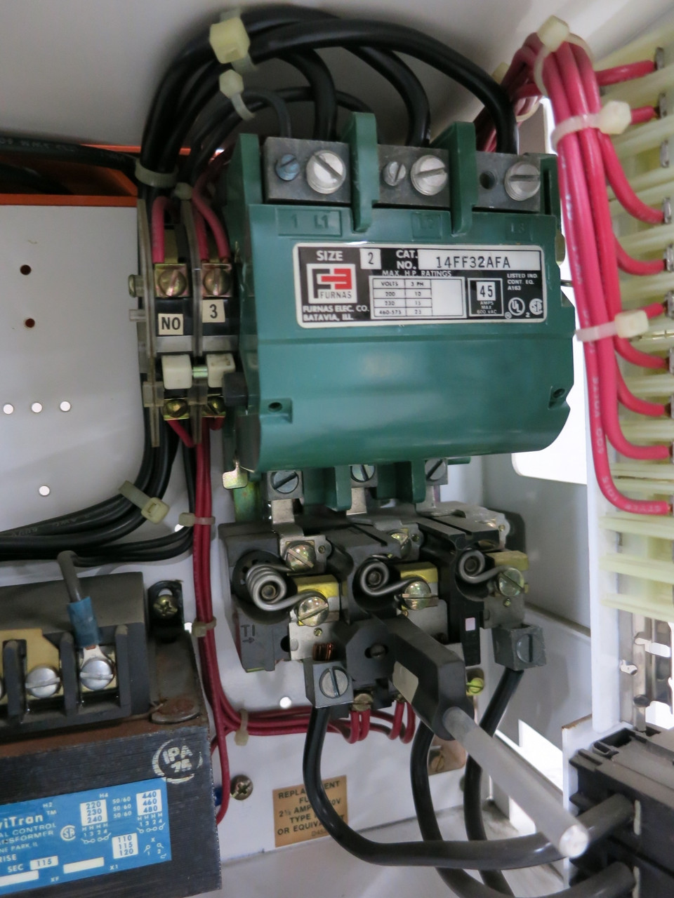 Siemens Tiastar 60A Fused Size 2 Starter 12" MCC Bucket 60 Amp Furnas System 89 (DW4737-1)