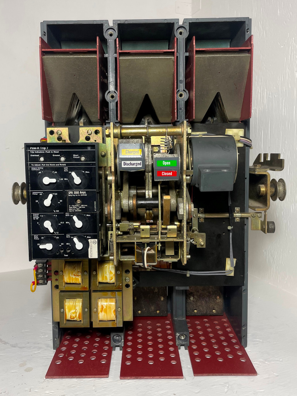 Westinghouse SPB 100 2000A Drawout Pow-R Breaker LSIG 3P 2000 Amp SPB100 Ground (EM4523-1)