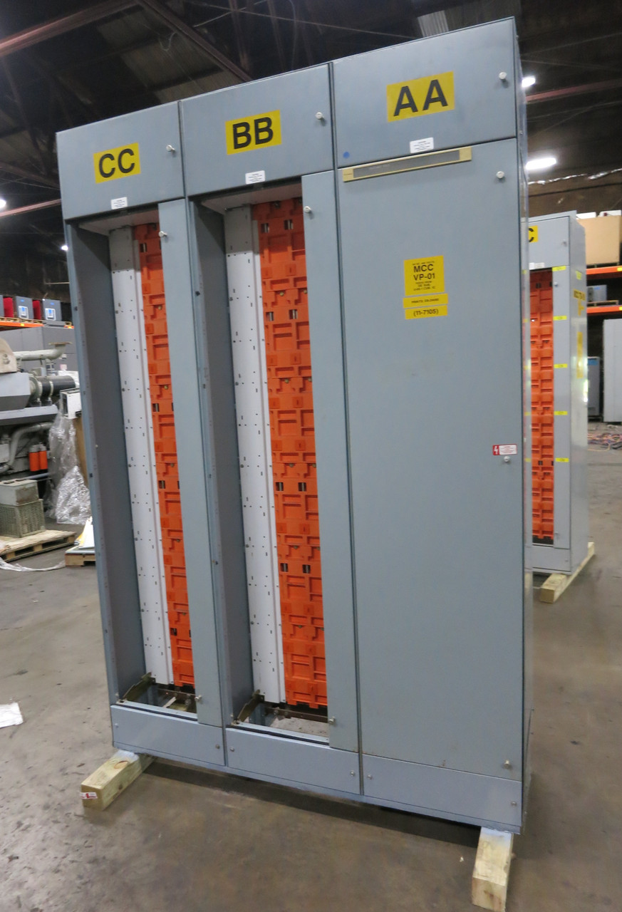 Siemens Tiastar 5x Motor Control Center Sections 800A/600A System 89 600 Amp (DW4750-1)