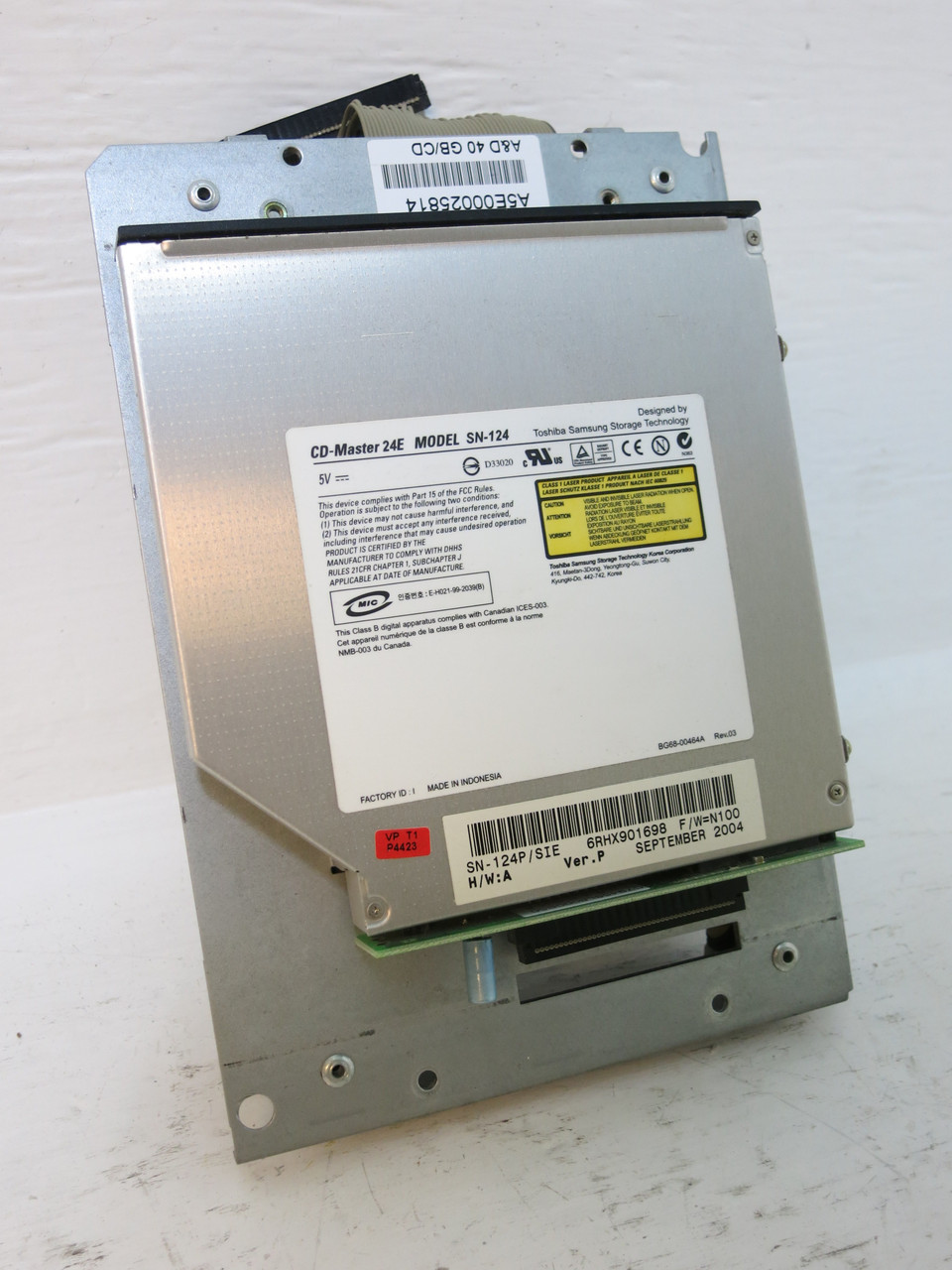 Siemens A5E00025814 Simatic Panel PC HDD Hard Disk CD-ROM Module PLC HMI (DW4780-1)