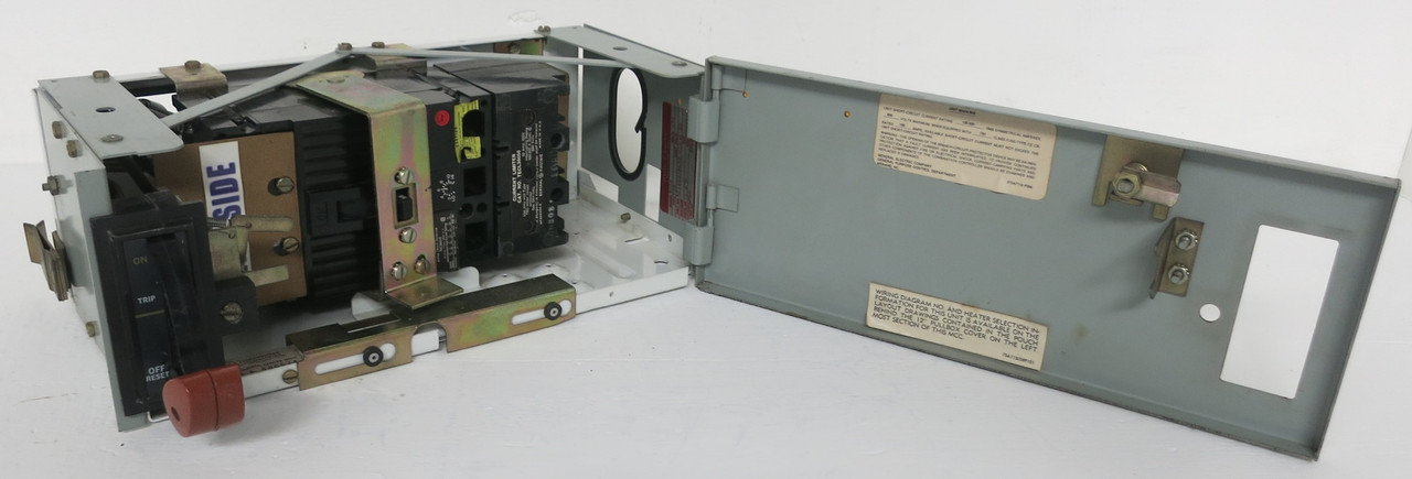 Image of GE 8000 50A Breaker Feeder 6" MCC Bucket TEC36050 Current LImiter TECL 50Amp