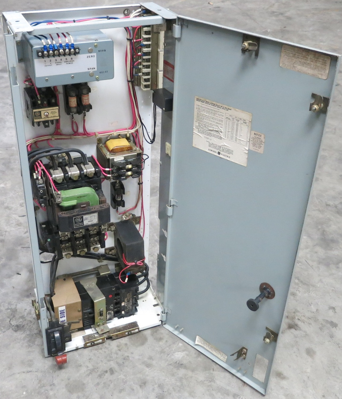 GE 8000 100A 36" MCC Starter Bucket Size 3 CR206E0 TEC36100 100 Amp (BJ0165-3)