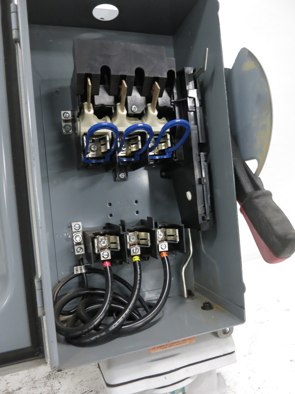 Square D H362AWA 60A Fusible Disconnect Switch + Appleton WRDK6034 60 Amp F07 3R (DW4797-42)