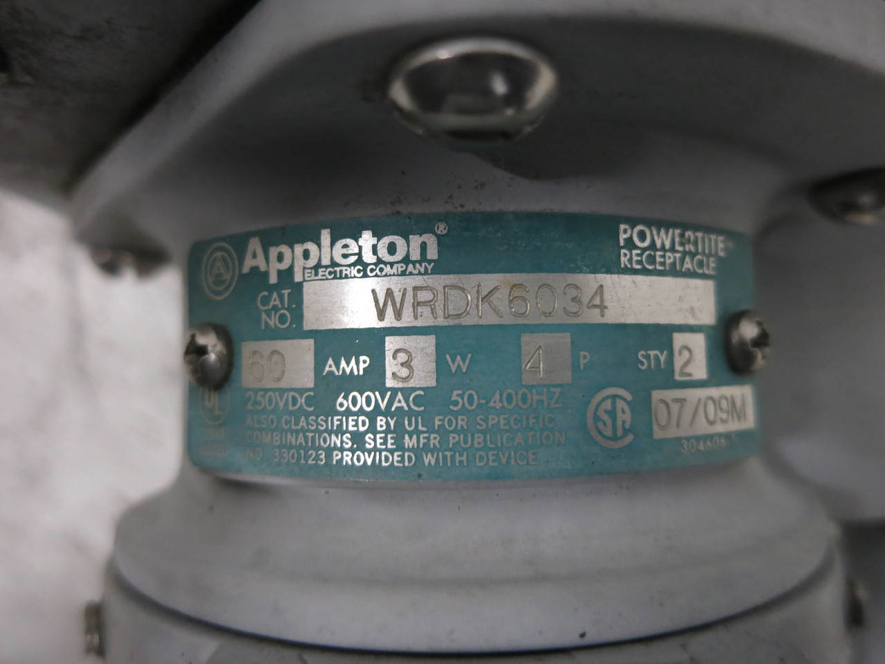 Square D H362AWA 60A Fusible Disconnect Switch + Appleton WRDK6034 60 Amp F07 3R (DW4797-42)