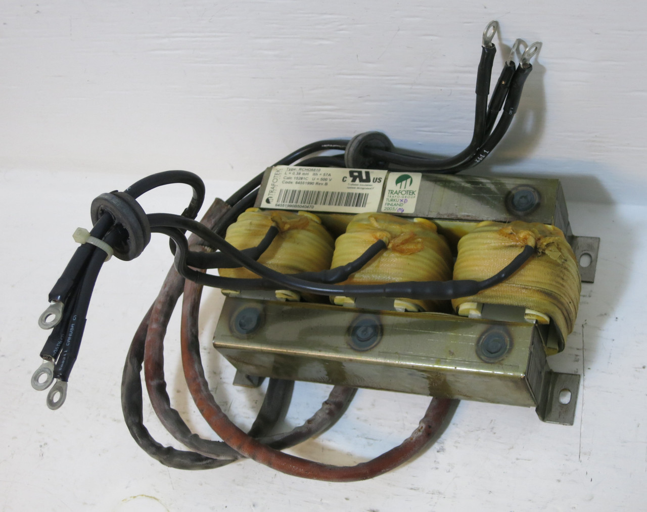Image of Trafotek RCHO5510 AC Drive Line Reactor 0.39mH 57A 500V RCH05510 57 Amp RCHO
