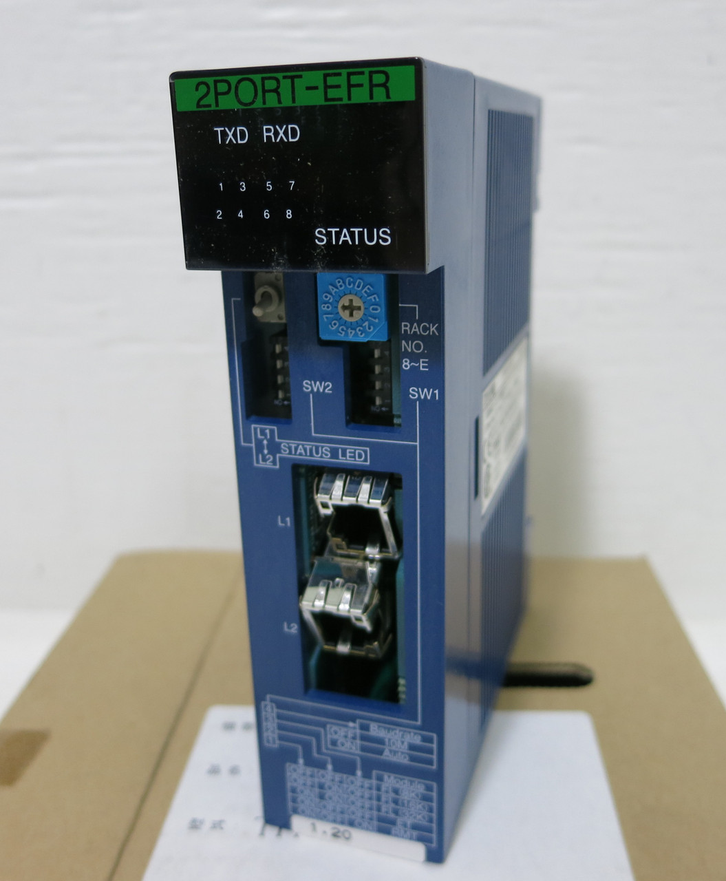 NEW Toyoda Toyopuc THU-6404 2PORT-EFR Ethernet FL-Net PLC Unit JTEKT THU6404 (DW4833-1)