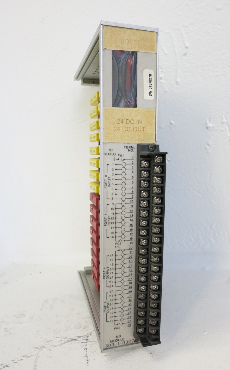 WTC Robotron 503-1-0327-05 I/O Module Weld Control Series 400 50310327 (DW4853-2)