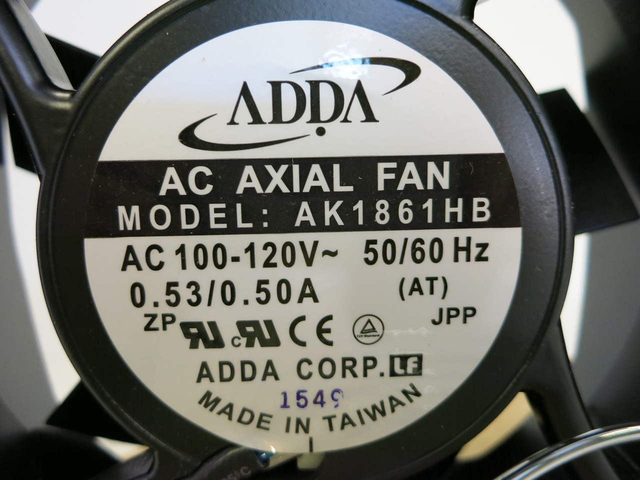 NEW ADDA AK1861HB AC Axial Fan 120V 0.5A AK-186-1-HB (DW4873-2)