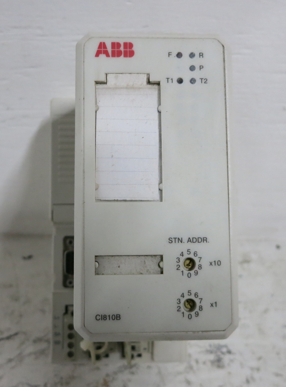 ABB CI810B 3BSE020520R1 PR:D AF100 Fieldbus Communication Interface Module PLC (DW4985-3)