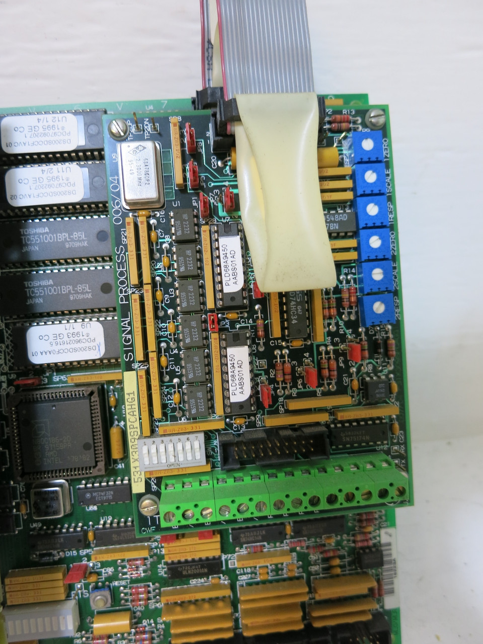 GE DS200SDCCG1AGD Mark V Control Board w/ Display and Signal Processor DS200SLCC (DW4999-1)