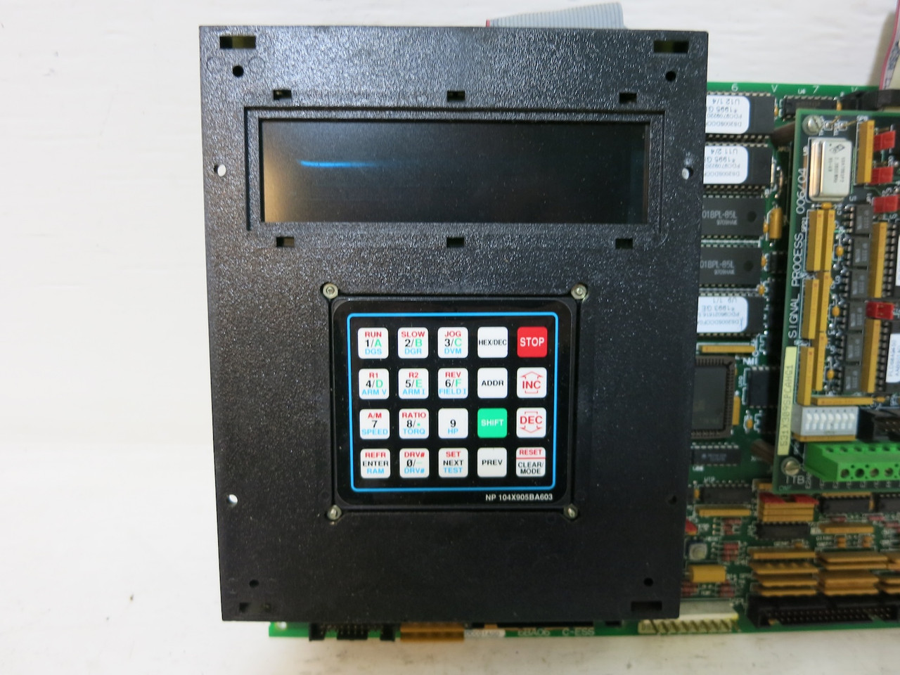 GE DS200SDCCG1AGD Mark V Control Board w/ Display and Signal Processor DS200SLCC (DW4999-1)