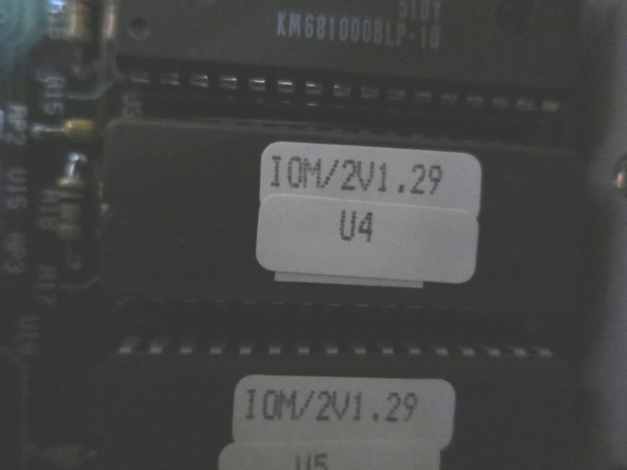 Novar IOM/2 6370010 Logic One V1.29 Input/Output Module Control Board Display (DW5002-1)