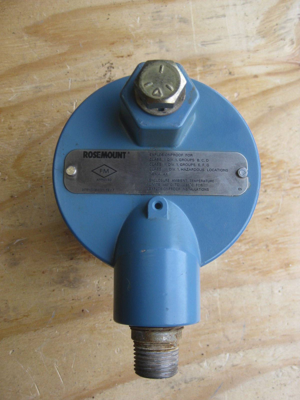 Rosemount 751AM2E5B Field Signal Indicator Transmitter 751-AM2E5B 4-20 mA DC (EBI3569-1)