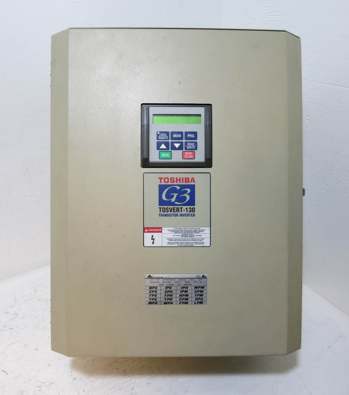 Toshiba VT130G3U4330 30HP G3 Tosvert-130 Inverter VS AC Drive 460V 30 HP (DW5070-1)