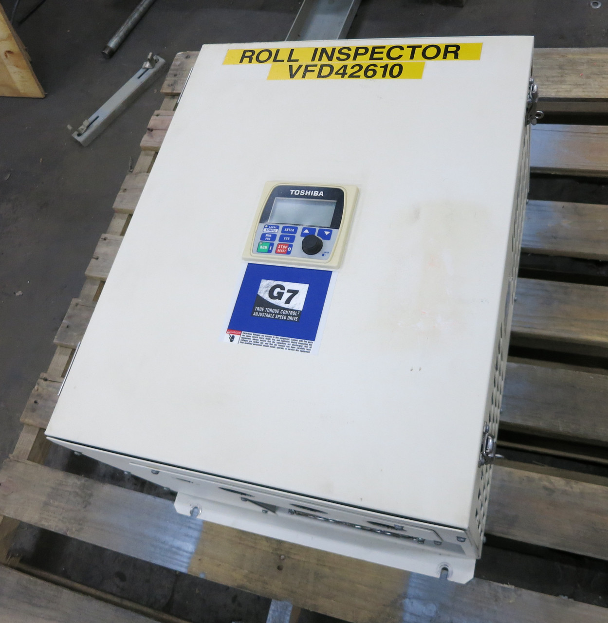 Toshiba VT130G7U4500B G7 50 HP Adjustable Speed VS Drive 460V 50HP Inverter (DW5076-1)