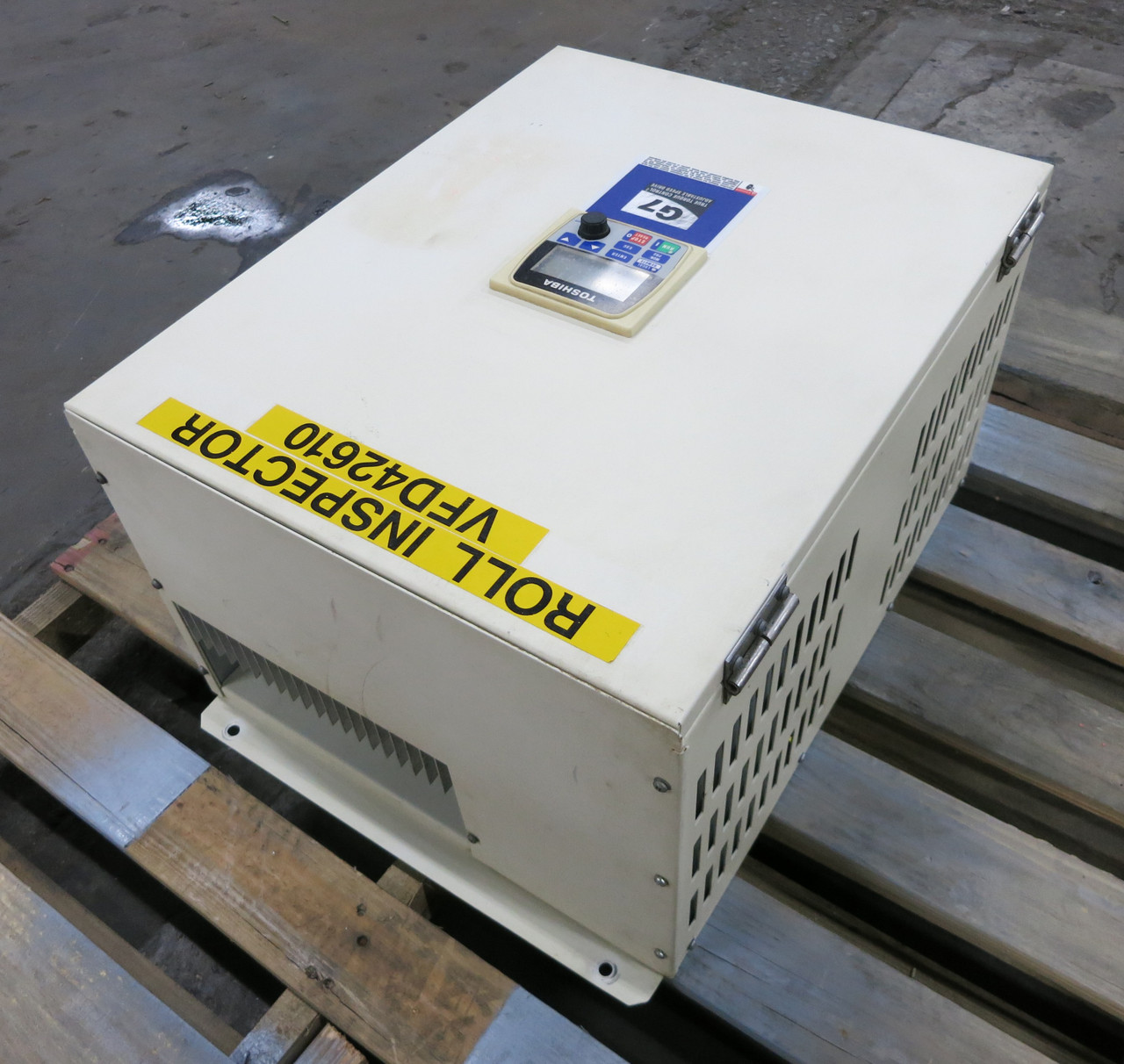 Toshiba VT130G7U4500B G7 50 HP Adjustable Speed VS Drive 460V 50HP Inverter (DW5076-1)
