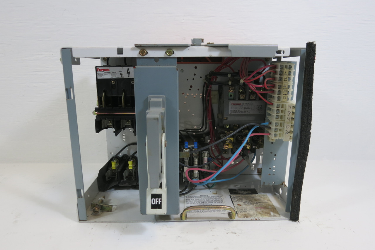 Siemens Tiastar Size 1 Starter 30 Amp Fused 12" MCC Bucket 30A Furnas System 89 (BJ0271-14)