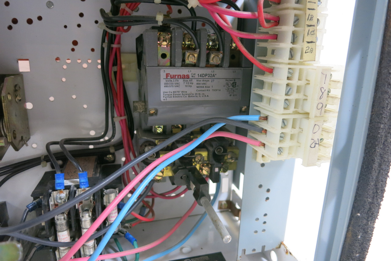 Siemens Tiastar Size 1 Starter 30 Amp Fused 12" MCC Bucket 30A Furnas System 89 (BJ0271-14)