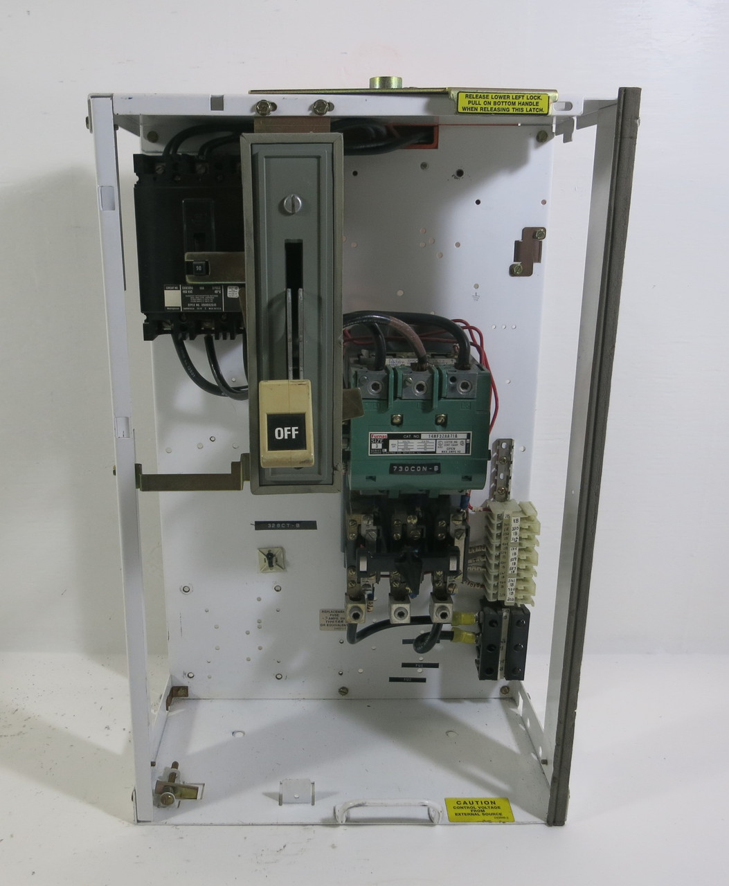 Siemens Tiastar Furnas System 89 Size 3 Starter 90A Breaker 24" MCC Bucket (BJ0272-1)